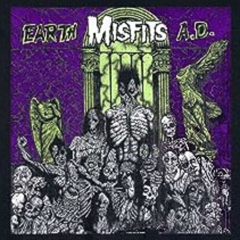 NEW! Misfits – Earth A.D. T-Shirt Amazon Merch On Demand